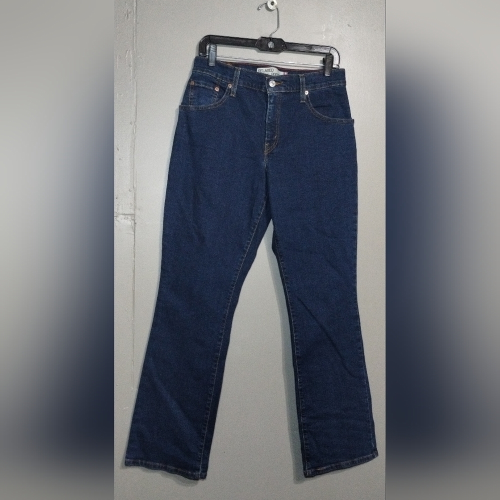 Levi's 550 Dark Blue Women's Boot Cut Jeans (8M)